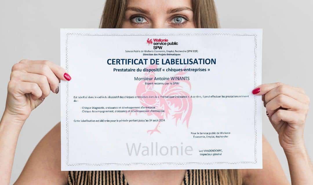 cheques entreprises wallonie