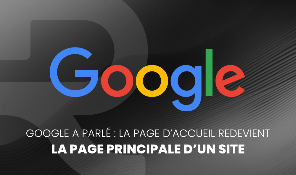 page accueil page principale site seo